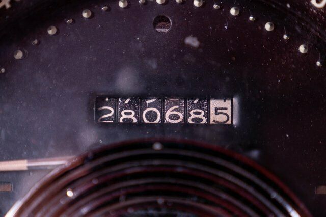 1957 Orange Chevrolet Corvette --