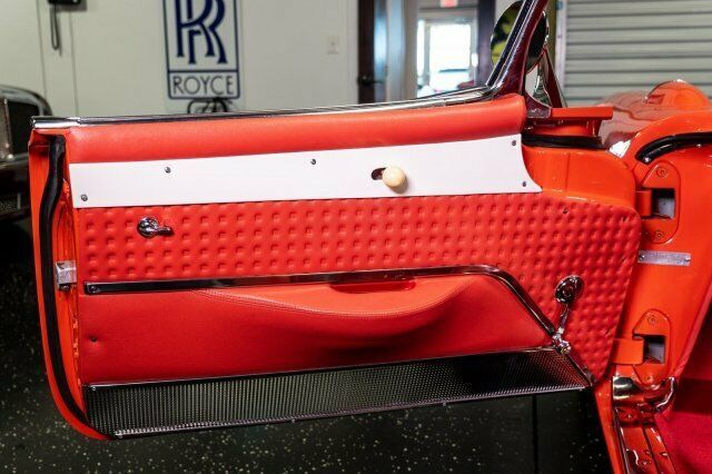 1957 Orange Chevrolet Corvette --