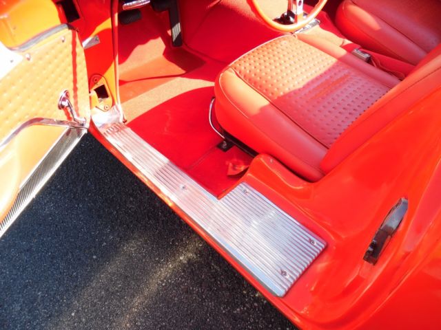 1957 Red Chevrolet Corvette Convertible