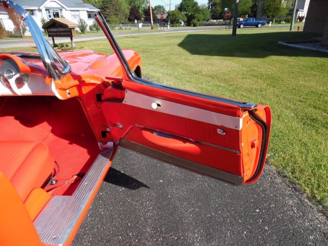 1957 Red Chevrolet Corvette Convertible