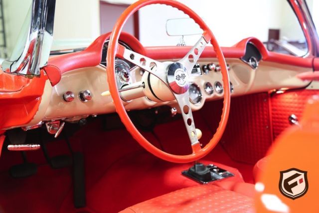 1957 Red Chevrolet Corvette