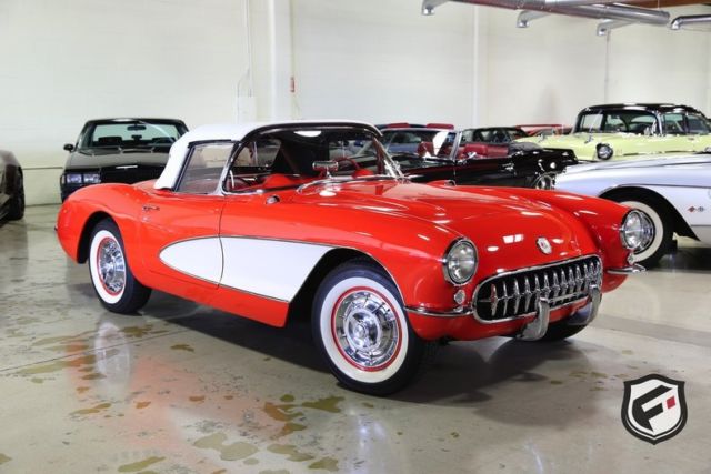 1957 Red Chevrolet Corvette