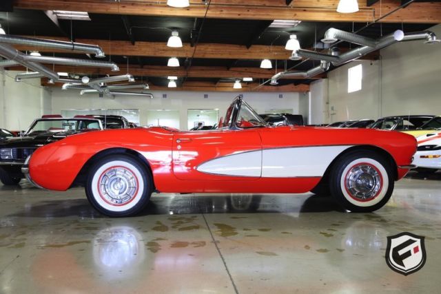 1957 Red Chevrolet Corvette