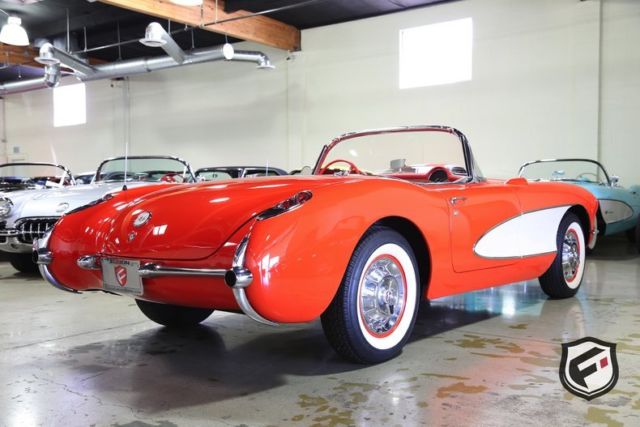 1957 Red Chevrolet Corvette