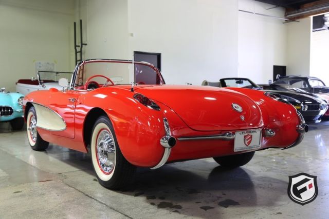 1957 Red Chevrolet Corvette