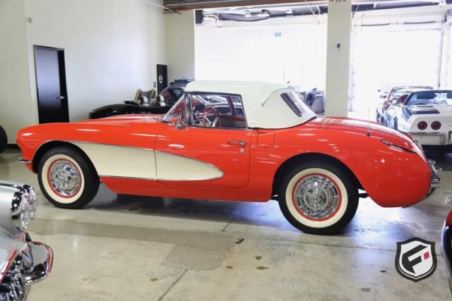 1957 Red Chevrolet Corvette