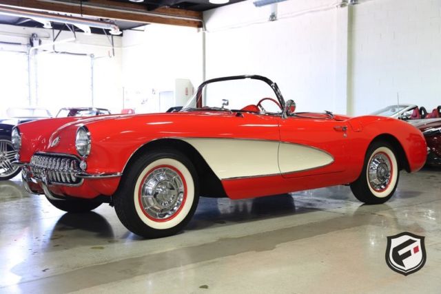 1957 Red Chevrolet Corvette