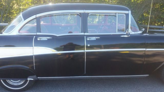 1957 Black Chevrolet Bel Air/150/210 Sedan