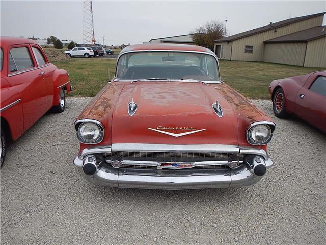 1957 Red Chevrolet hard top --