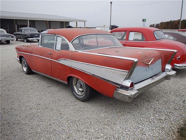 1957 Red Chevrolet hard top --