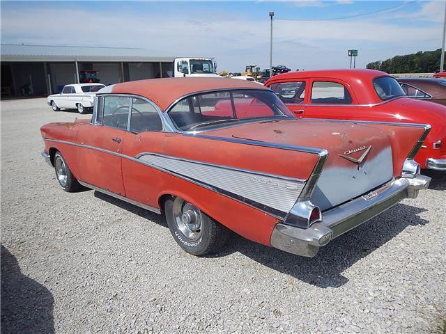 1957 Red Chevrolet hard top --