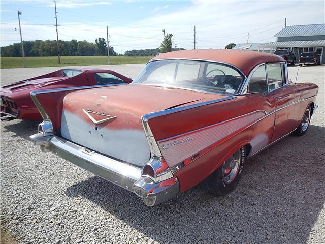 1957 Red Chevrolet hard top --