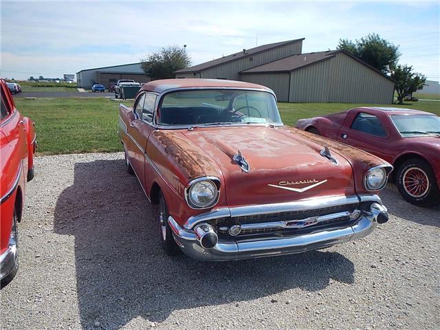 1957 Red Chevrolet hard top --
