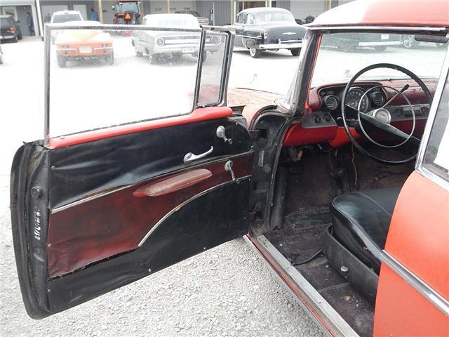 1957 Red Chevrolet hard top --