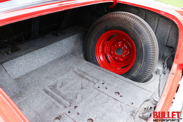 1957 Red Chevrolet Bel Air/150/210 Coupe