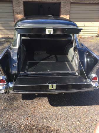 1957 Black Chevrolet Bel Air/150/210