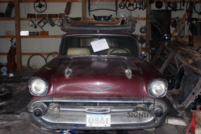 1957 Red Chevrolet Nomad Wagon