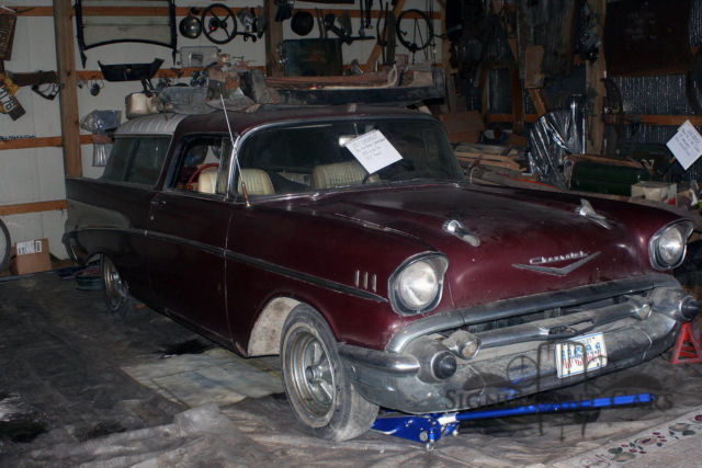 1957 Red Chevrolet Nomad Wagon