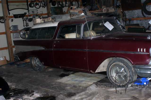 1957 Red Chevrolet Nomad Wagon