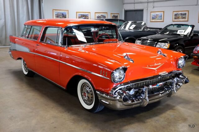1957 Red Chevrolet Nomad Wagon