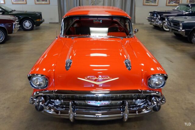1957 Red Chevrolet Nomad Wagon