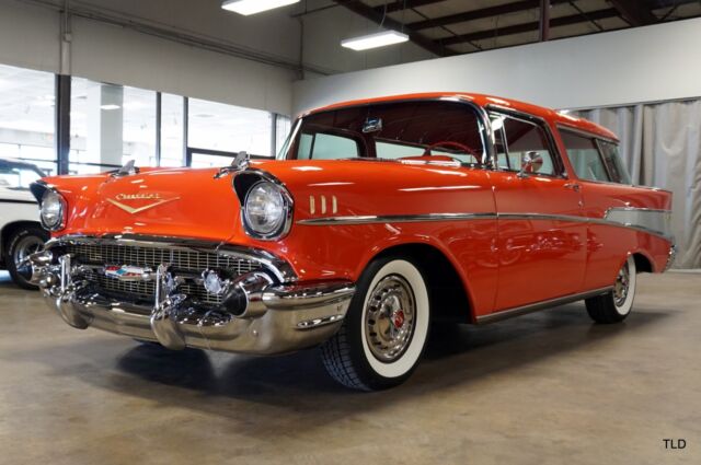 1957 Red Chevrolet Nomad Wagon