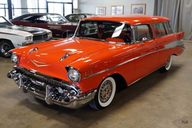 1957 Red Chevrolet Nomad Wagon