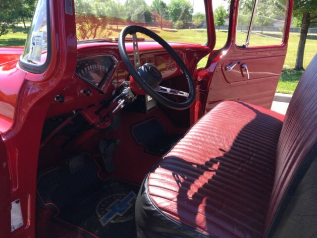 1957 Red Chevrolet Pickup Pickup