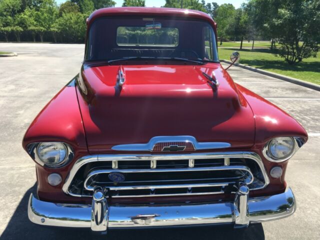 1957 Red Chevrolet Pickup Pickup