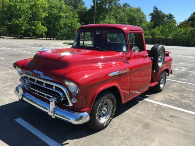 1957 Red Chevrolet Pickup Pickup