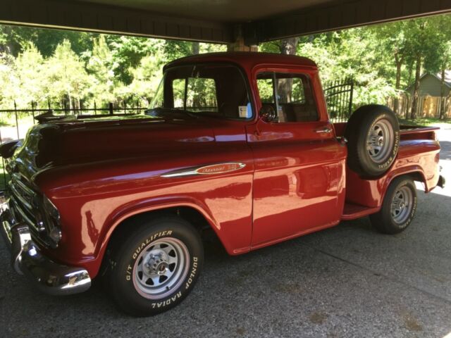 1957 Red Chevrolet Pickup Pickup