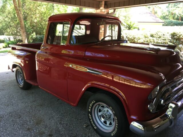 1957 Red Chevrolet Pickup Pickup
