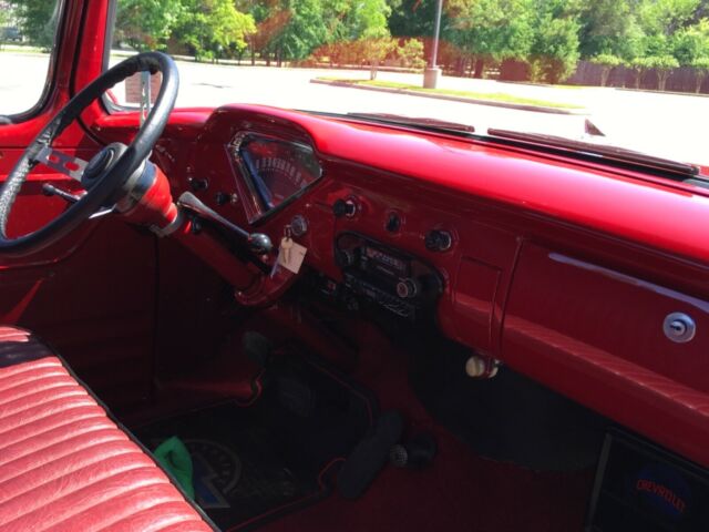 1957 Red Chevrolet Pickup Pickup