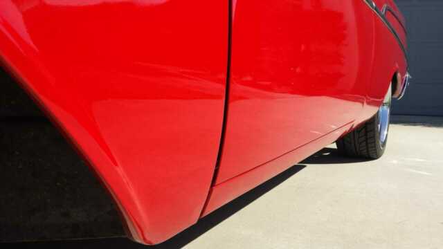 1957 Red Chevrolet Bel Air/150/210 Coupe