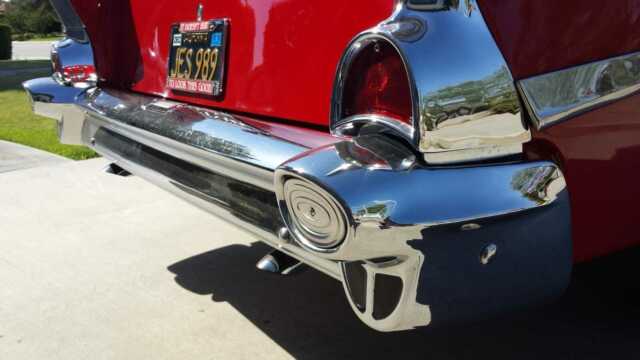 1957 Red Chevrolet Bel Air/150/210 Coupe