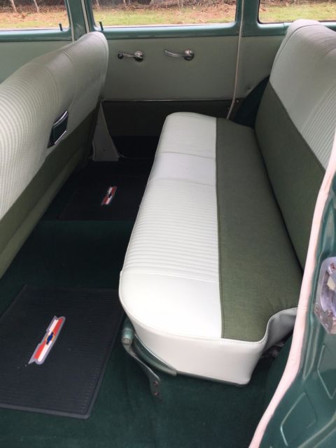 1957 Green Chevrolet Bel Air/150/210 Wagon