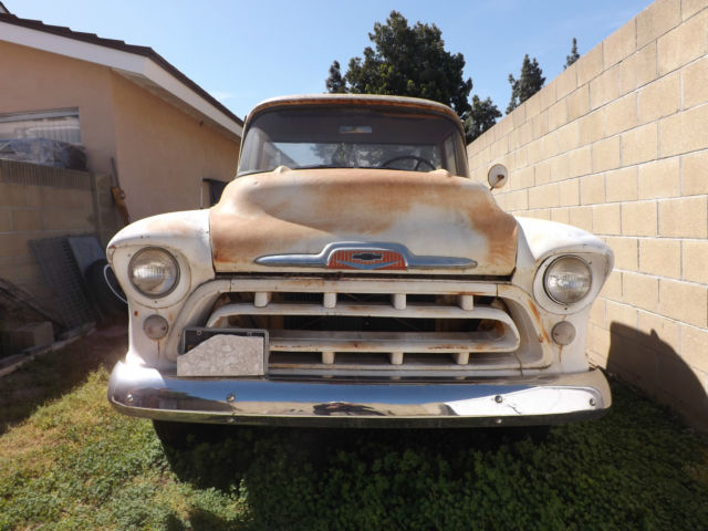 1957 White Chevrolet Other Pickups U/K