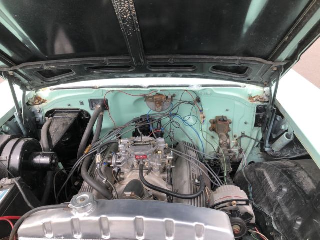1957 Green Chevrolet Bel Air/150/210 Coupe