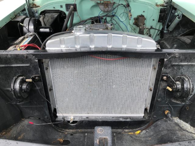 1957 Green Chevrolet Bel Air/150/210 Coupe