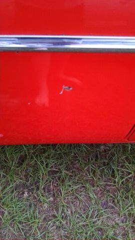 1957 ORANGE/WHITE Chevrolet Bel Air/150/210 Wagon