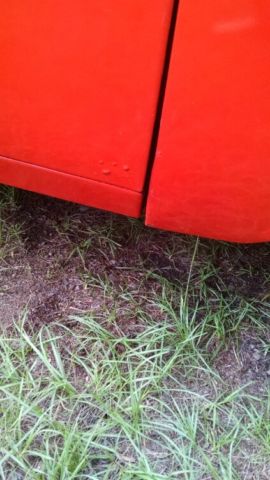 1957 ORANGE/WHITE Chevrolet Bel Air/150/210 Wagon