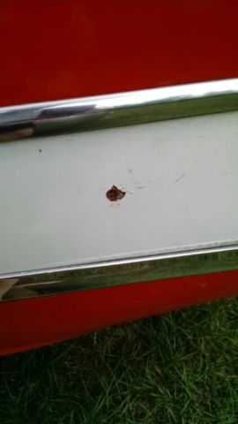 1957 ORANGE/WHITE Chevrolet Bel Air/150/210 Wagon