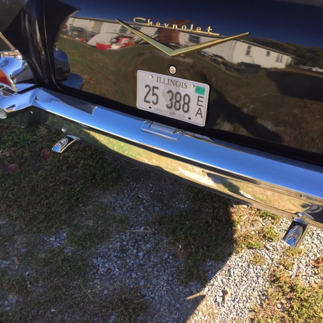 1957 Black Chevrolet Bel Air/150/210 Coupe