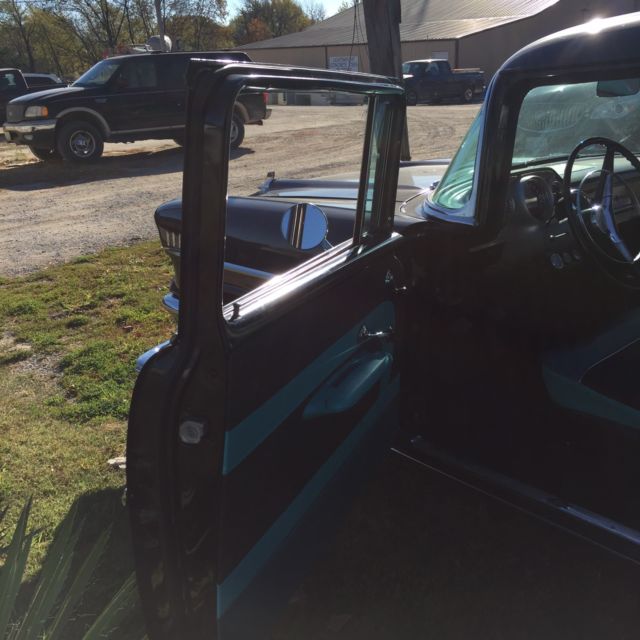 1957 Black Chevrolet Bel Air/150/210 Coupe