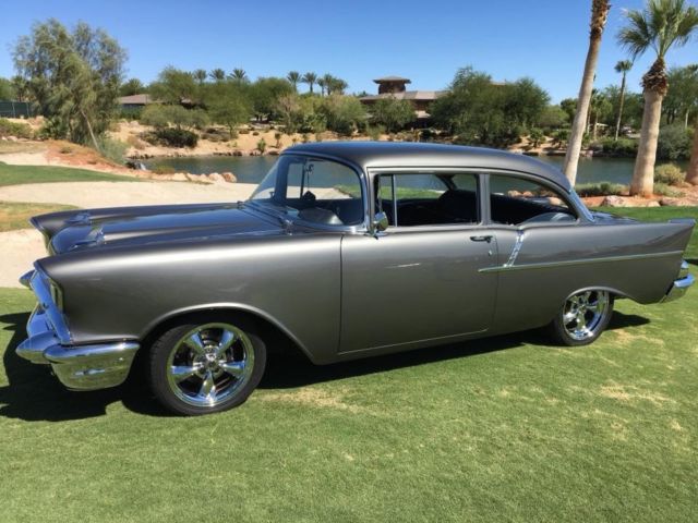 1957 Shark Skin Gray Chevrolet Bel Air/150/210 2 Door Sedan