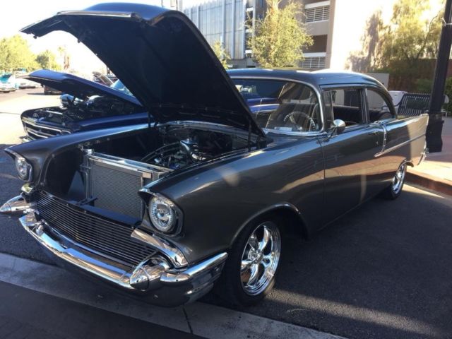 1957 Shark Skin Gray Chevrolet Bel Air/150/210 2 Door Sedan