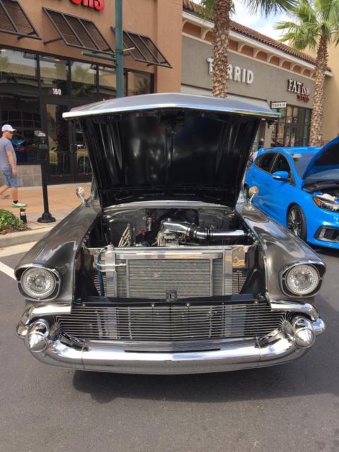 1957 Shark Skin Gray Chevrolet Bel Air/150/210 2 Door Sedan