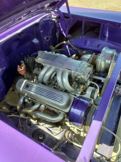 1957 Purple Chevrolet Bel Air/150/210