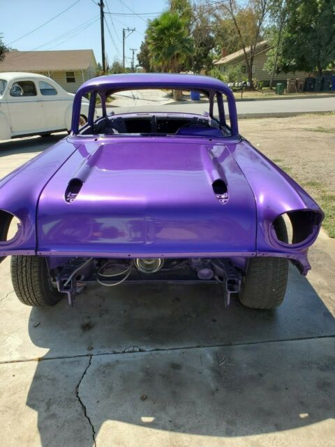 1957 Purple Chevrolet Bel Air/150/210