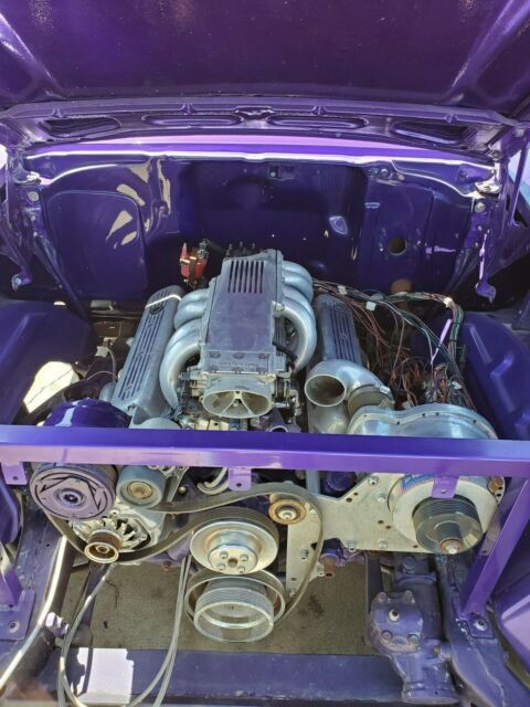 1957 Purple Chevrolet Bel Air/150/210